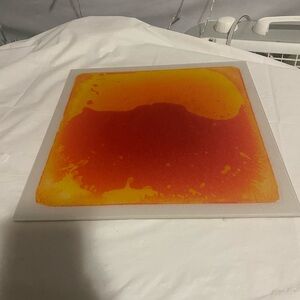 Abstract Orange and Red Art Piece